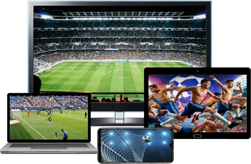 Typhoon Labs IPTV on a living-room TV